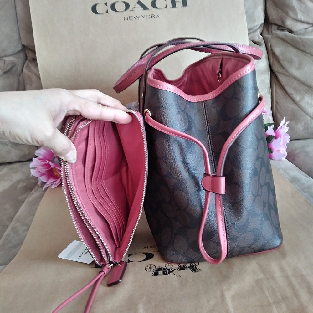 SALE 👜  NWT Coach purse bag w/ wallet - Picture 4 of 8